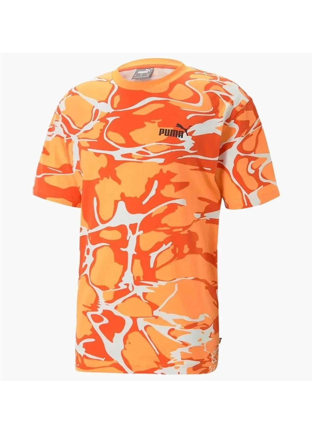 Футболка чоловіча Nike Футболка Чоловіча Nike Clementine Summer Splash Aop T-Shirt Camo/Orange 677096-46 (677096-46)