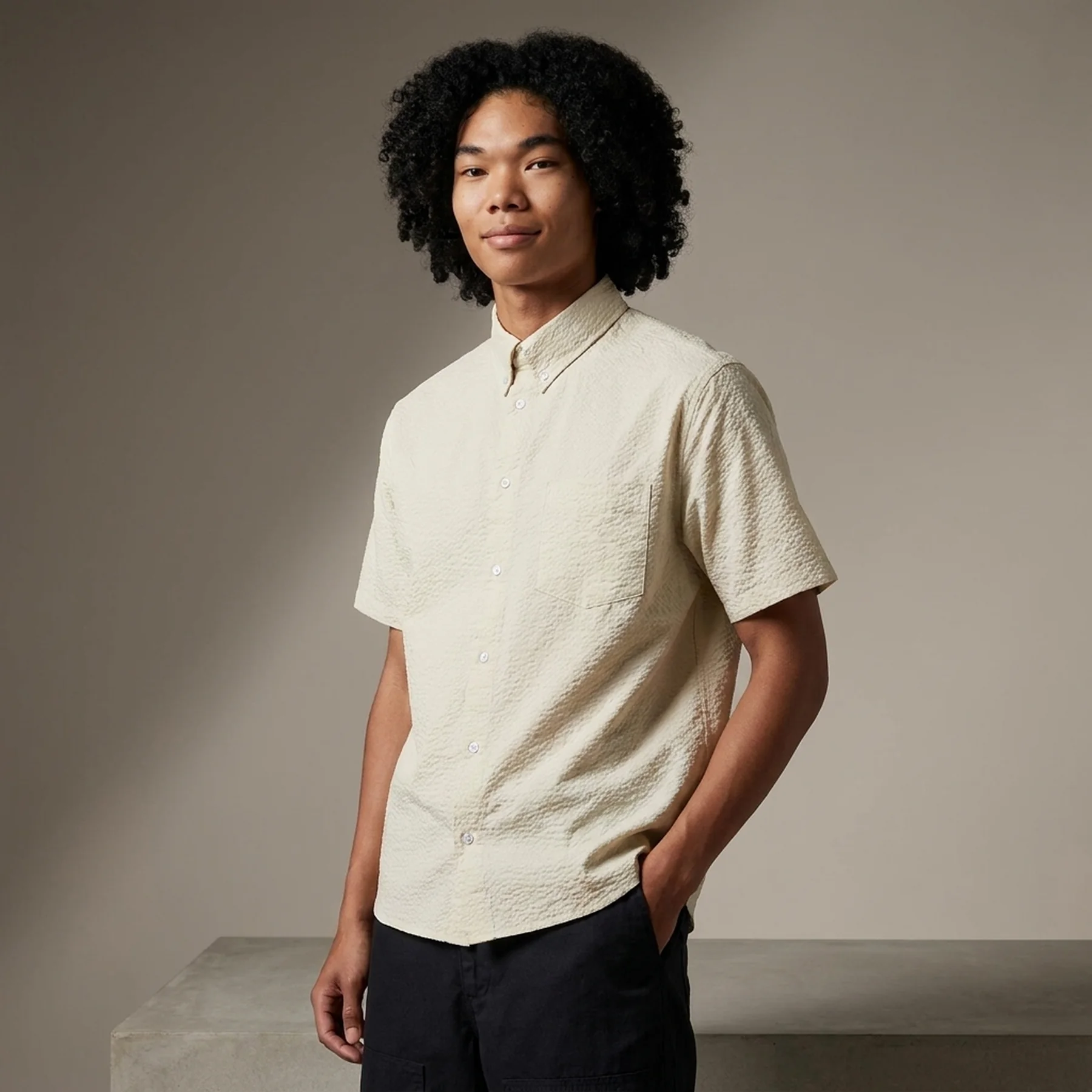 Футболка чоловіча Nike Life Shirt With Seersucker (FN3222-030)