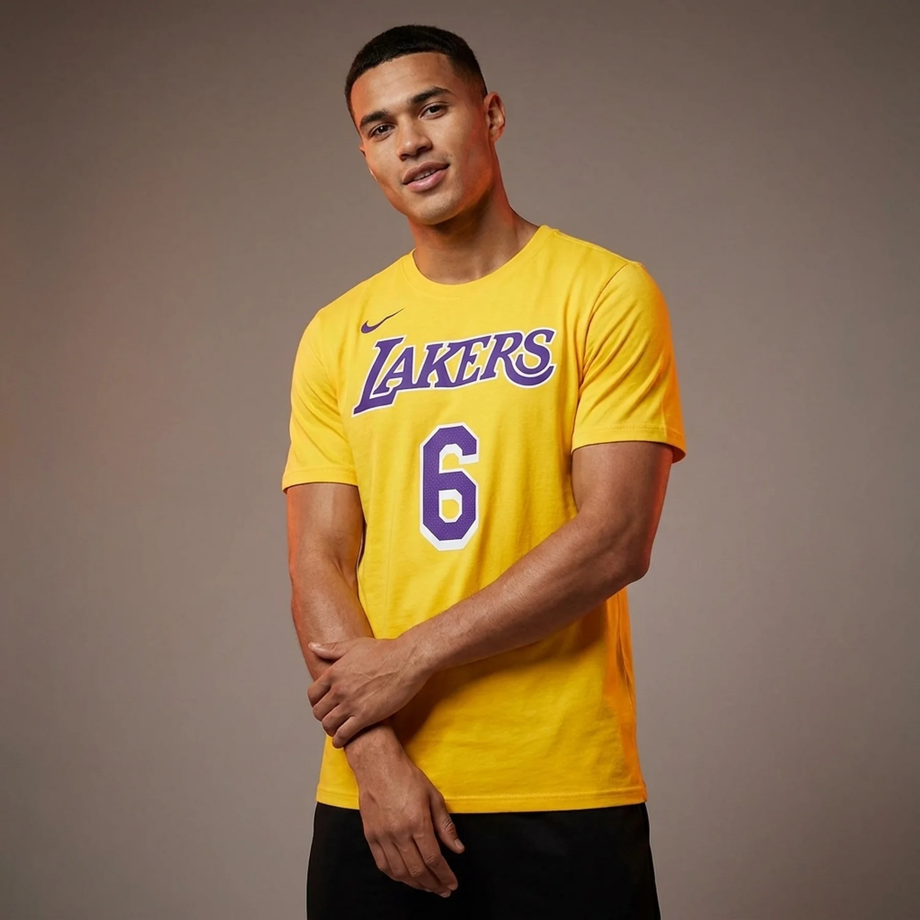Футболка чоловіча Nike Los Angeles Lakers Yellow Dr6380-728 (DR6380-728)
