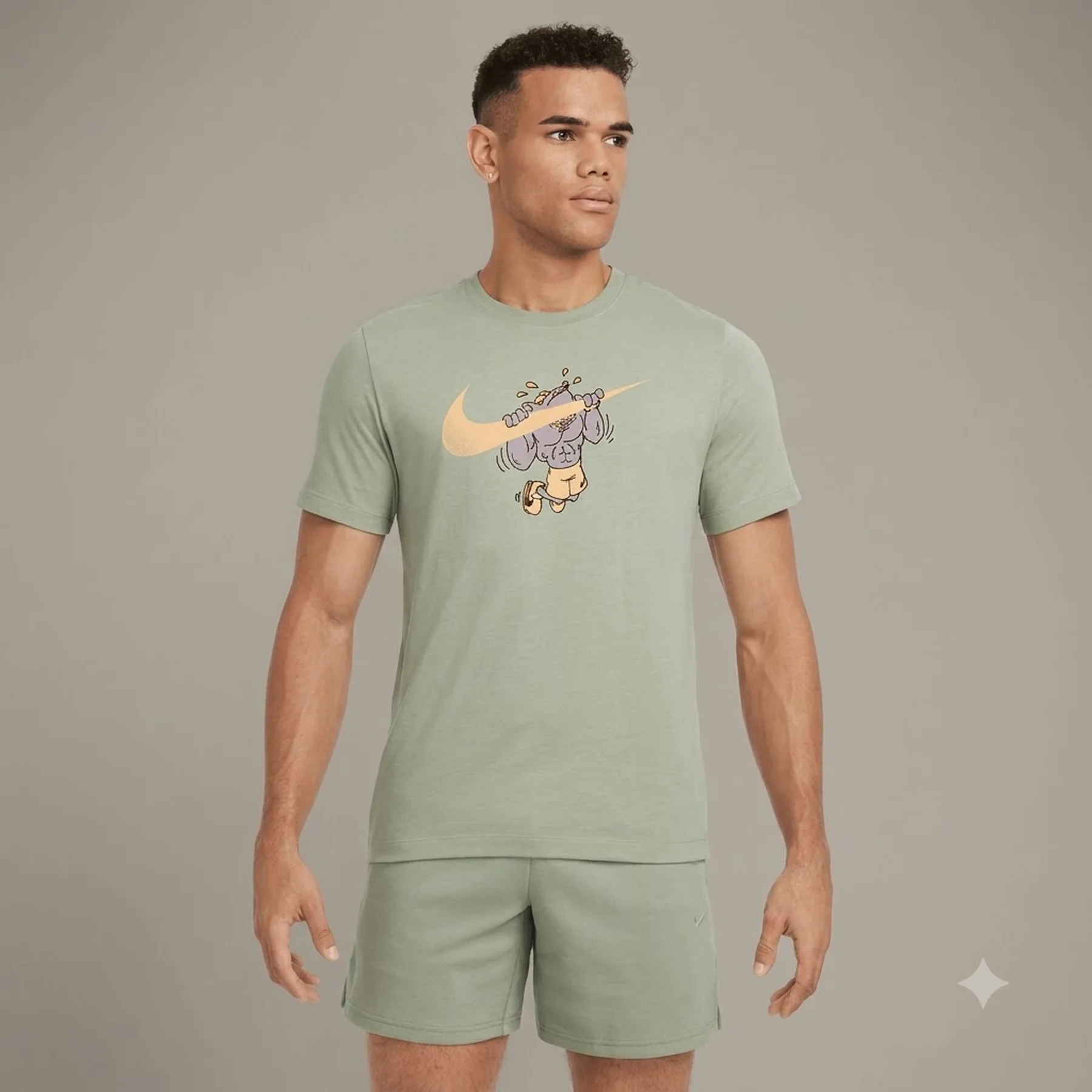 Футболка чоловіча Nike M Dri-Fit Tee Slub Iykyk (HF6142-370)