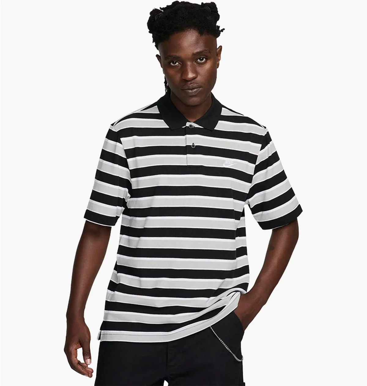Футболка чоловіча Nike M Nk Club Stripe (FN3896-010)