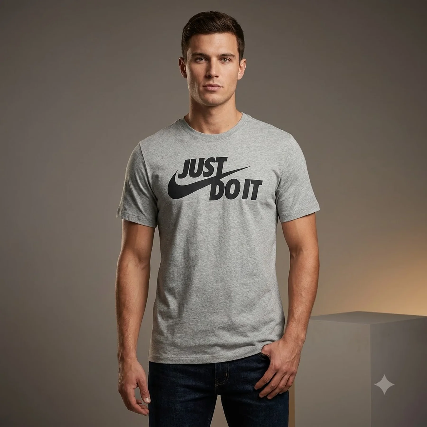 Футболка чоловіча Nike M Nsw Tee Just Do It Swoosh (AR5006-063)