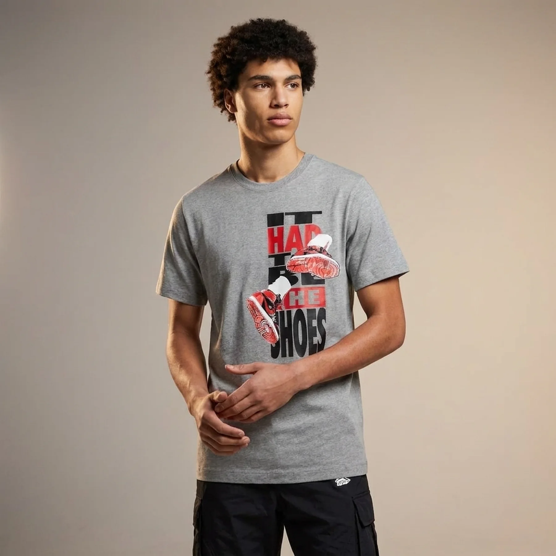 Футболка чоловіча Nike Mj The Shoes Ss Crew (DH8952-091)