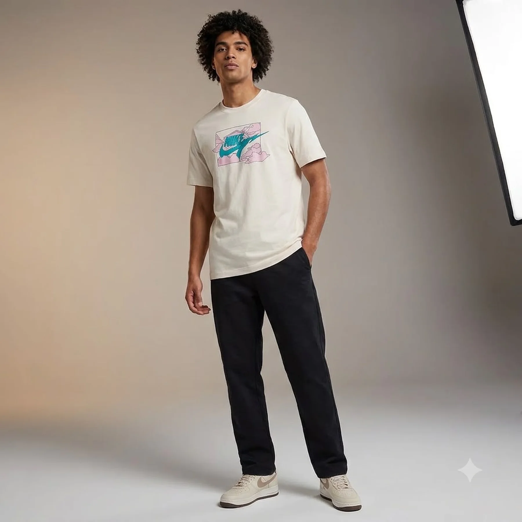 Футболка чоловіча Nike Nike T-Shirt Club Beige (FZ5419-133)