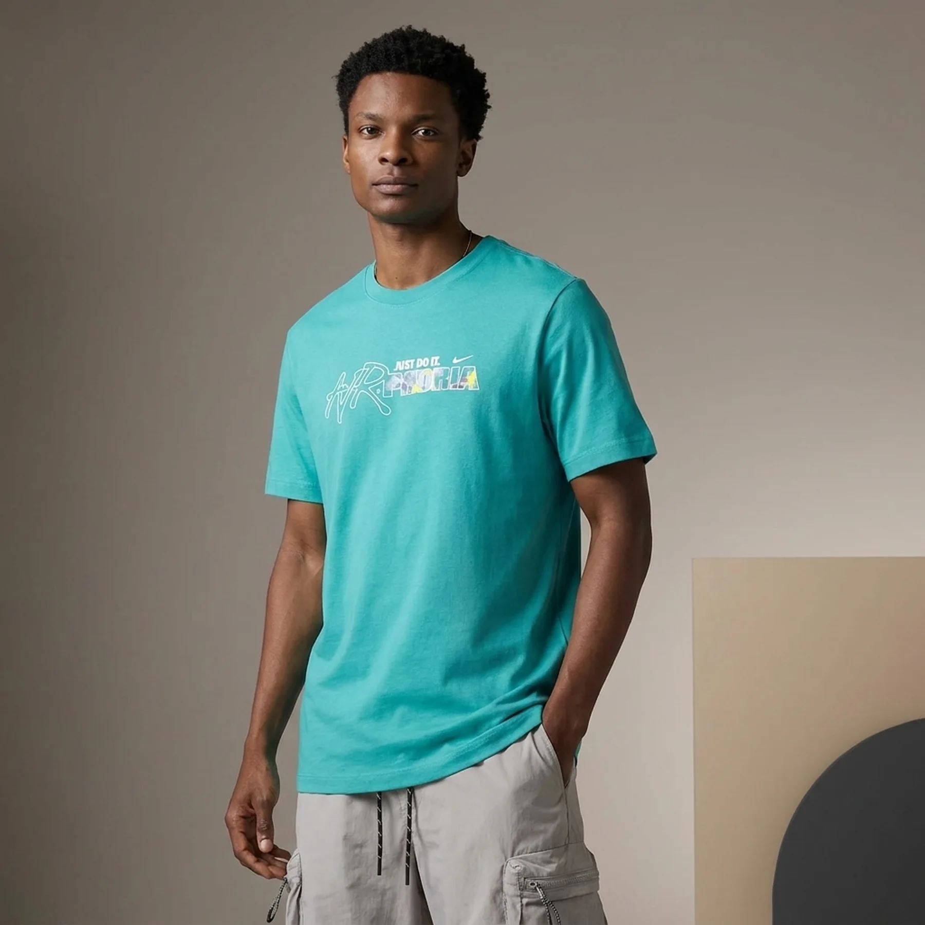 Футболка чоловіча Nike Nsw Airphoria Tee Light Blue (FZ4794-345)