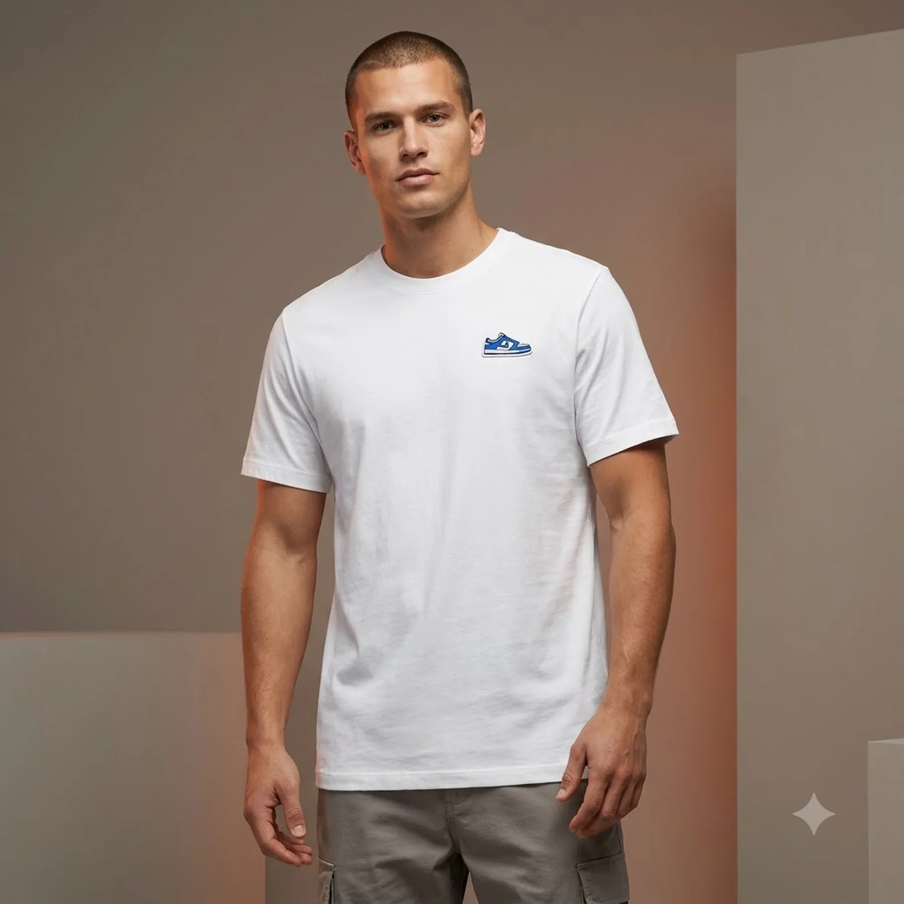 Футболка чоловіча Nike Nsw Dunk Patch Tee White (FV3751-100)