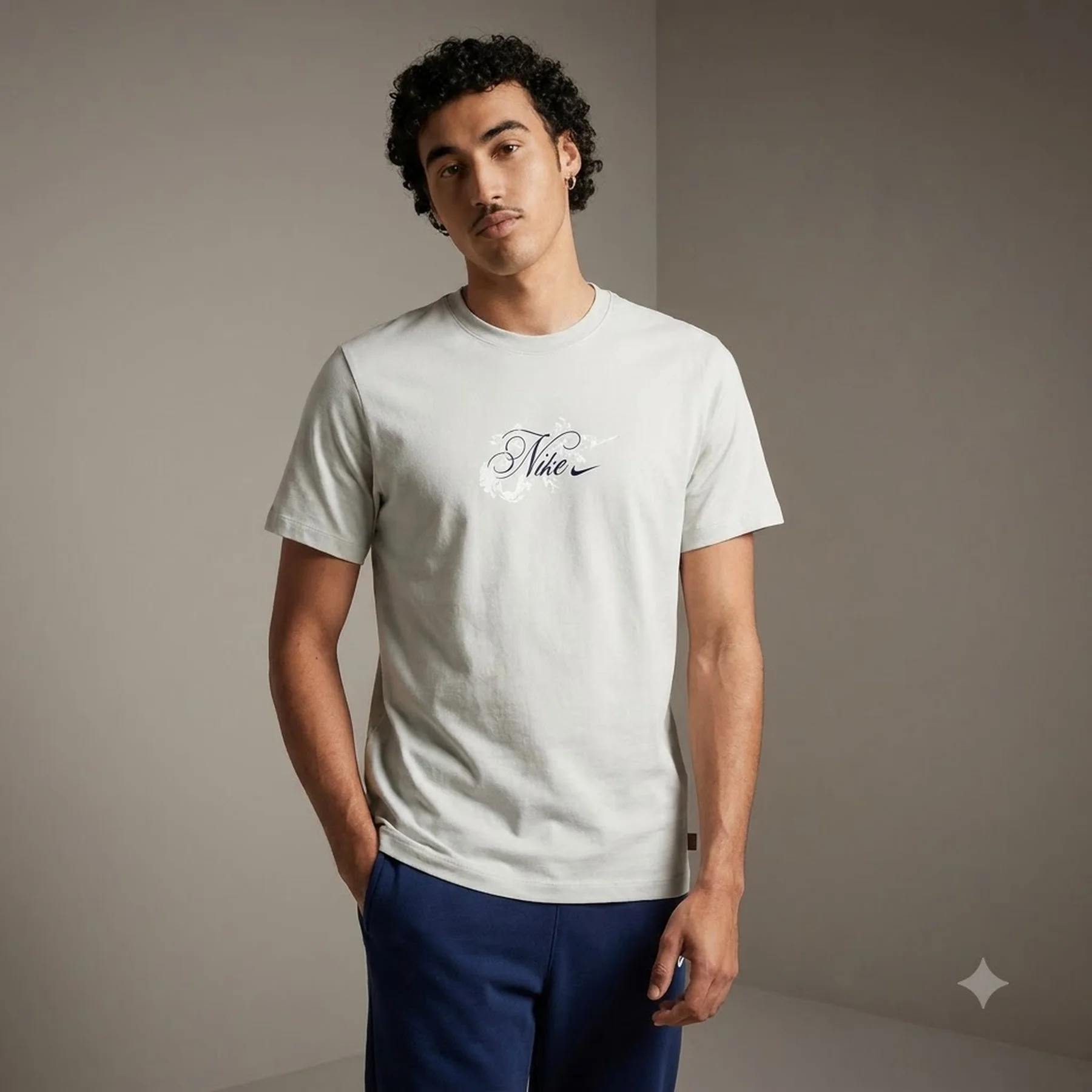 Футболка чоловіча Nike Nsw Ss Crew Grey (HQ2434-025)