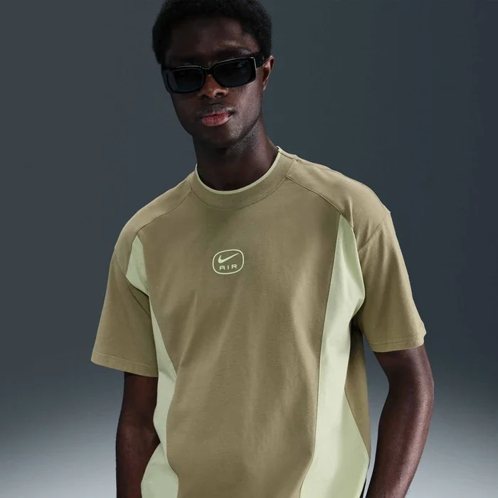 Футболка чоловіча Nike Nsw Sw Air L Fit Top Olive (HM0182-276)