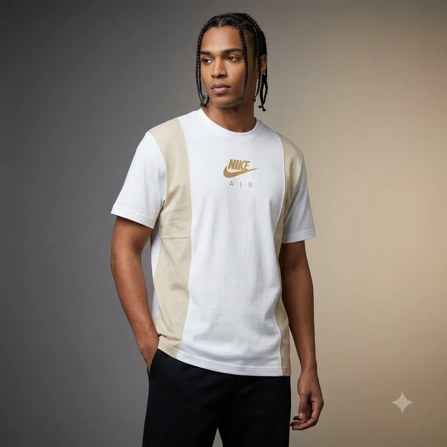 Футболка чоловіча Nike Nsw Sw Air L Fit Top White (HM0182-101)