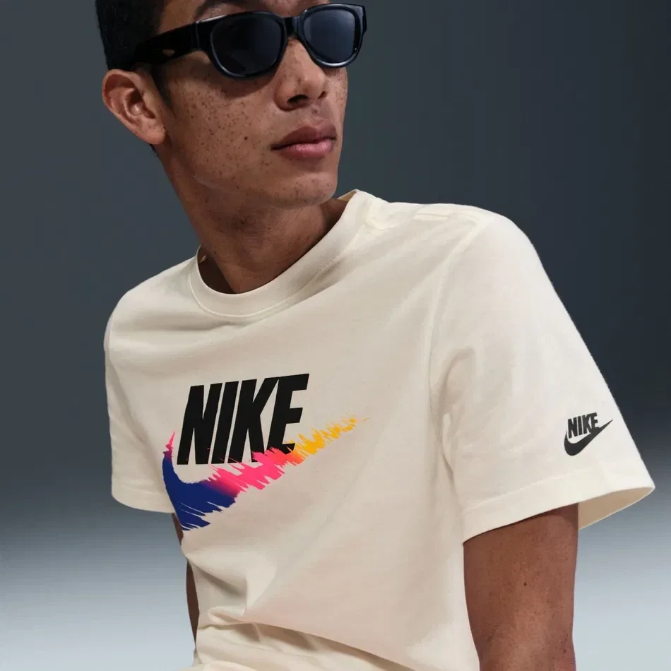 Футболка чоловіча Nike Nsw Tee 6Mo Ftra Sp25 Beige (HJ0568-133)