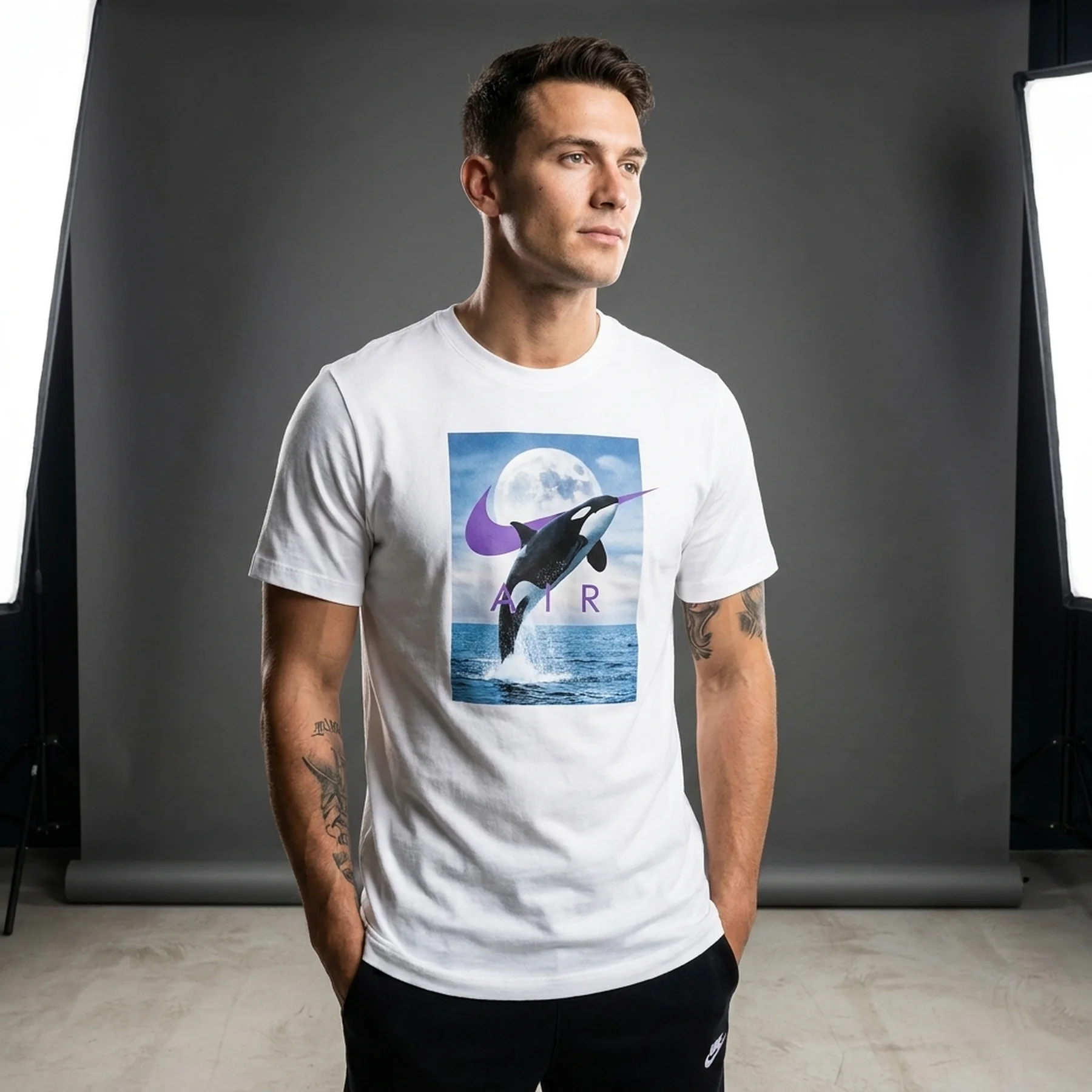 Футболка чоловіча Nike Nsw Whale Ftra Photo Tee (DN5196-100)