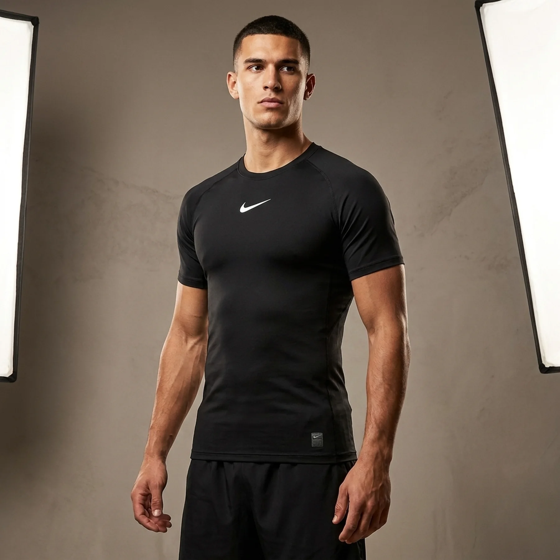Футболка чоловіча Nike Pro Mens Dri-Fit Slim Short-Sleeve Top Black (FB7929-010)