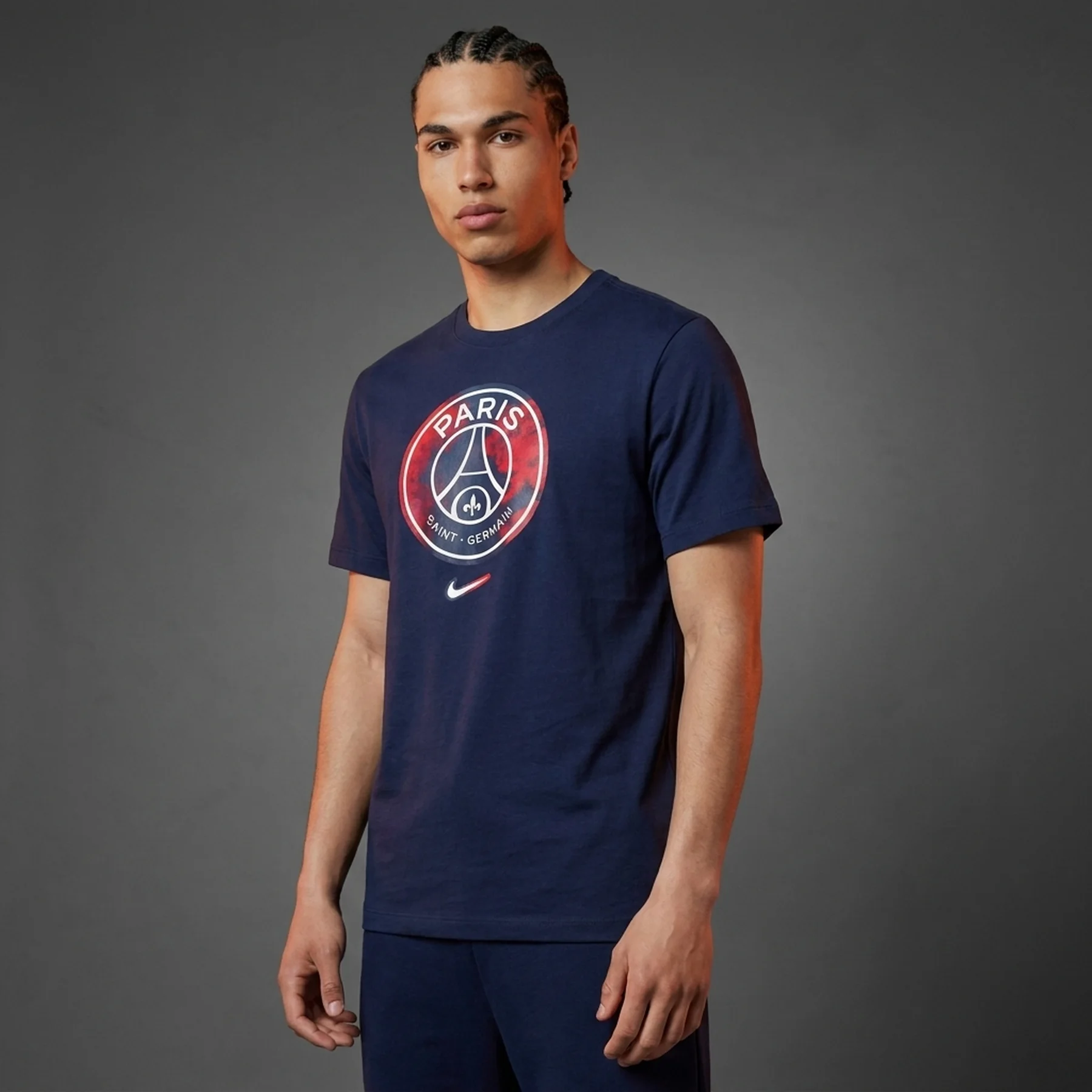 Футболка чоловіча Nike Psg 24/25 Crest Blue (FV8558-410)