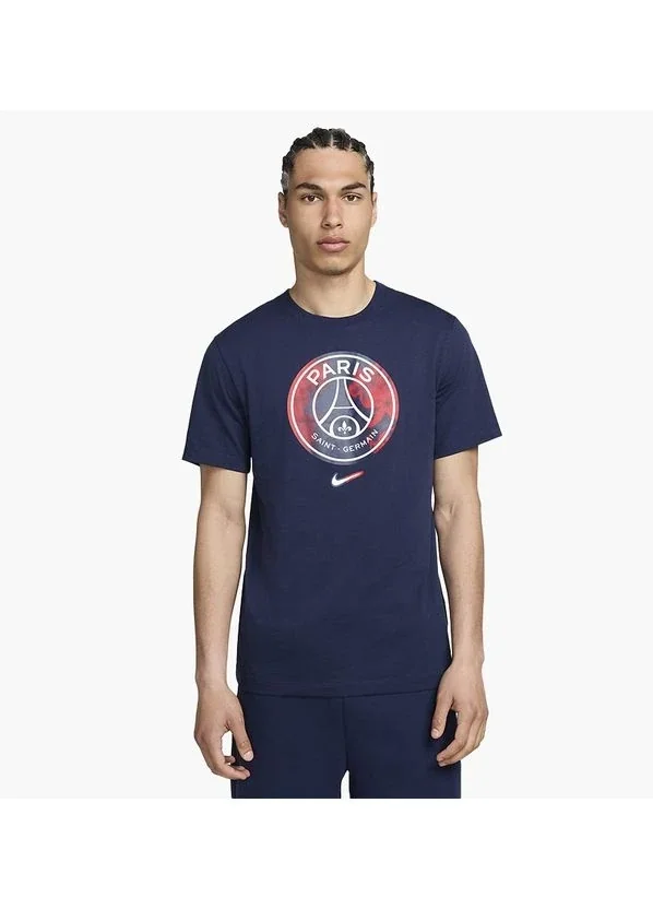 Футболка чоловіча Nike Psg 24/25 Crest Blue (FV8558-410)