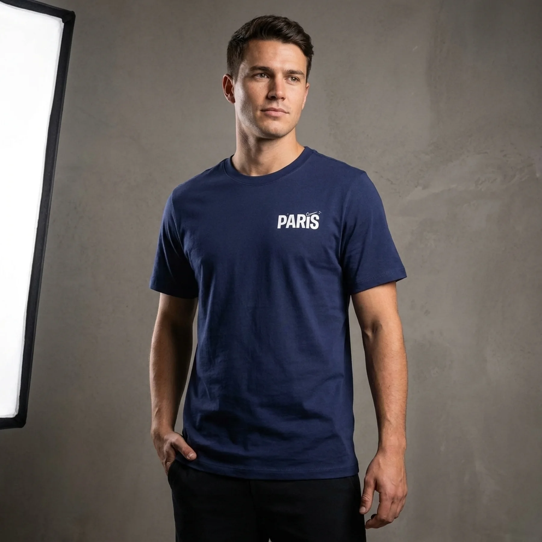 Футболка чоловіча Nike Psg Photo Blue (FV8920-410)