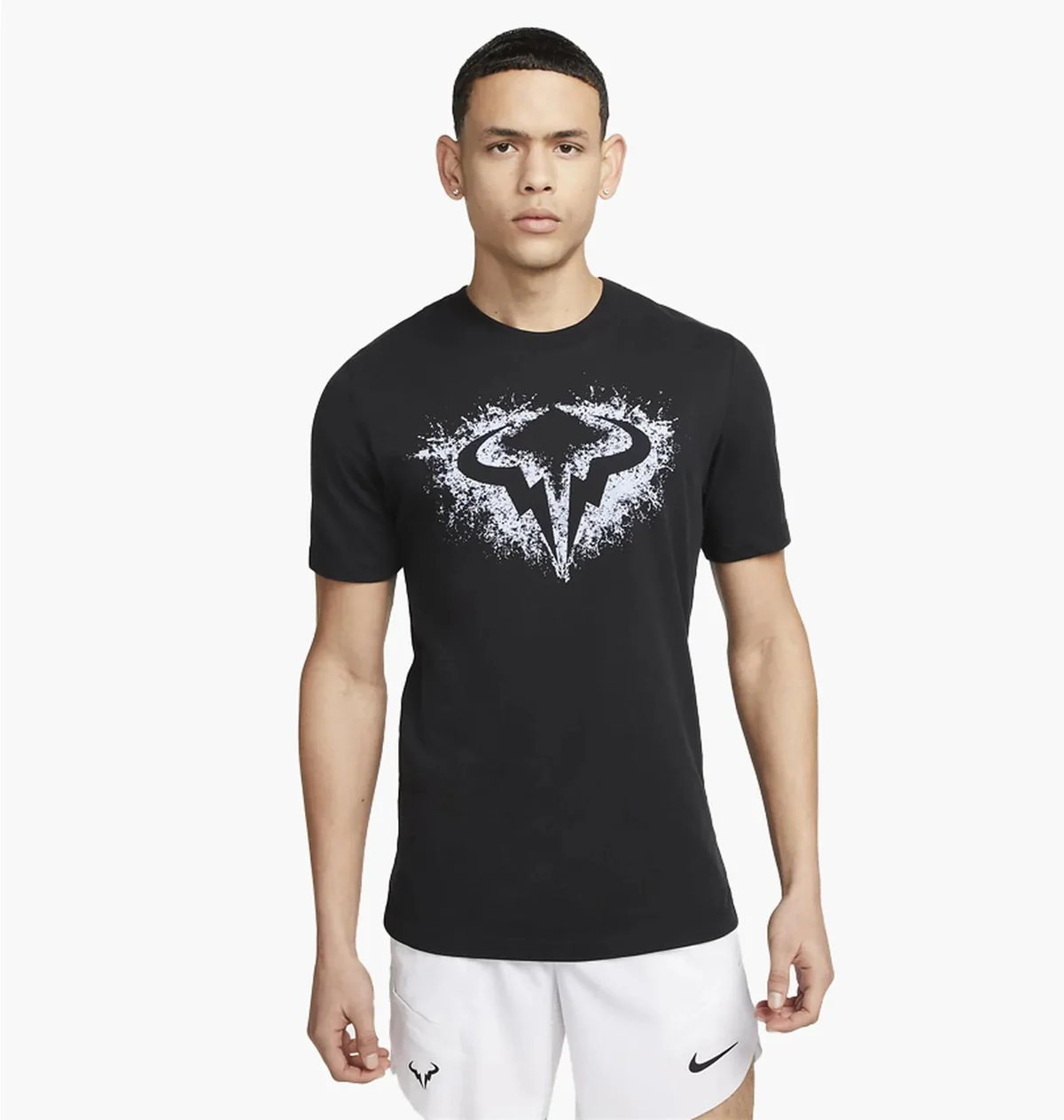 Футболка чоловіча Nike Rafa Dri-Fit Tennis T-Shirt Black (FD0032-010)