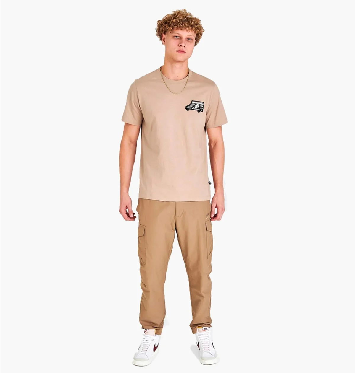 Футболка чоловіча Nike Sportswear Moving Company Short-Sleeve T-Shirt Beige (DZ2845-200)