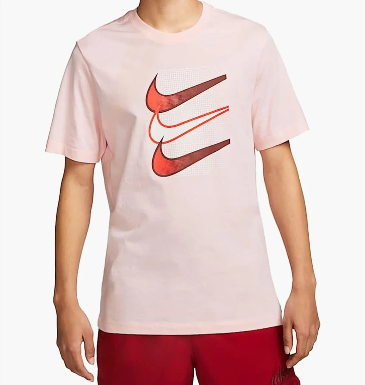 Футболка чоловіча Nike Sportswear Swoosh Tee Peach (DZ5173-686)