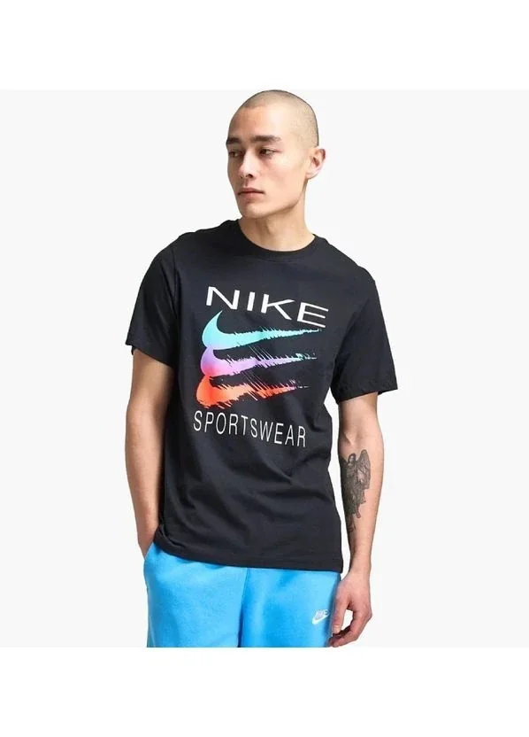 Футболка чоловіча Nike Sportswear Triple Swoosh (HQ8094-010)
