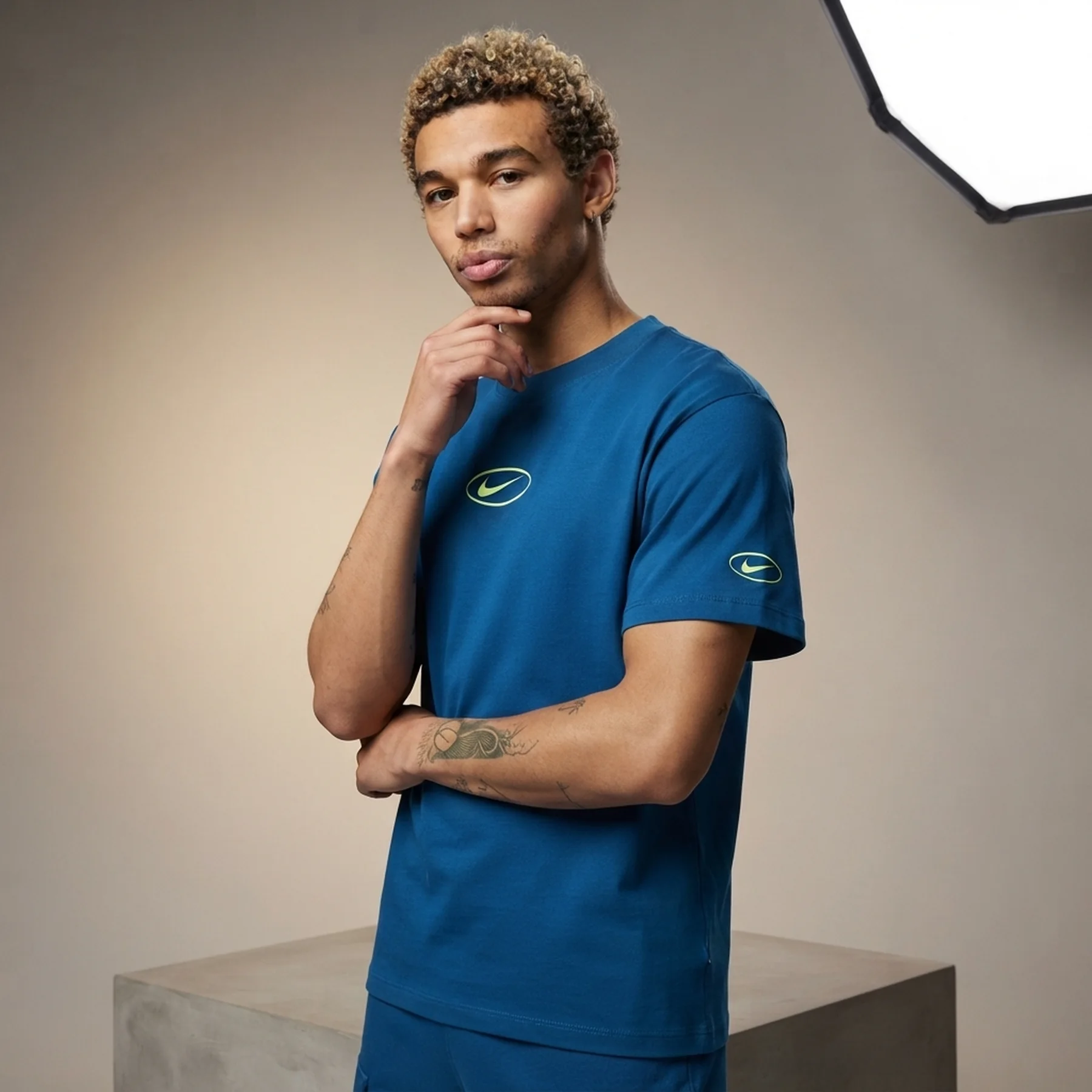 Футболка чоловіча Nike Sportweat Blue (HJ3969-476)