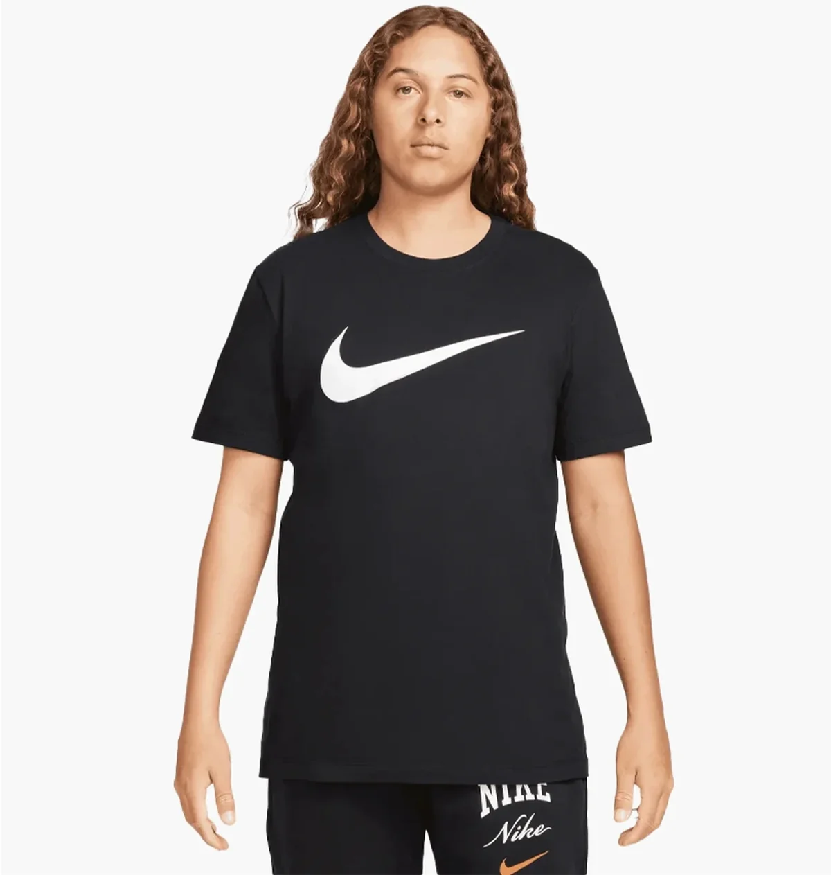 Футболка чоловіча Nike Swoosh Sportswear Black (DX1983-010)