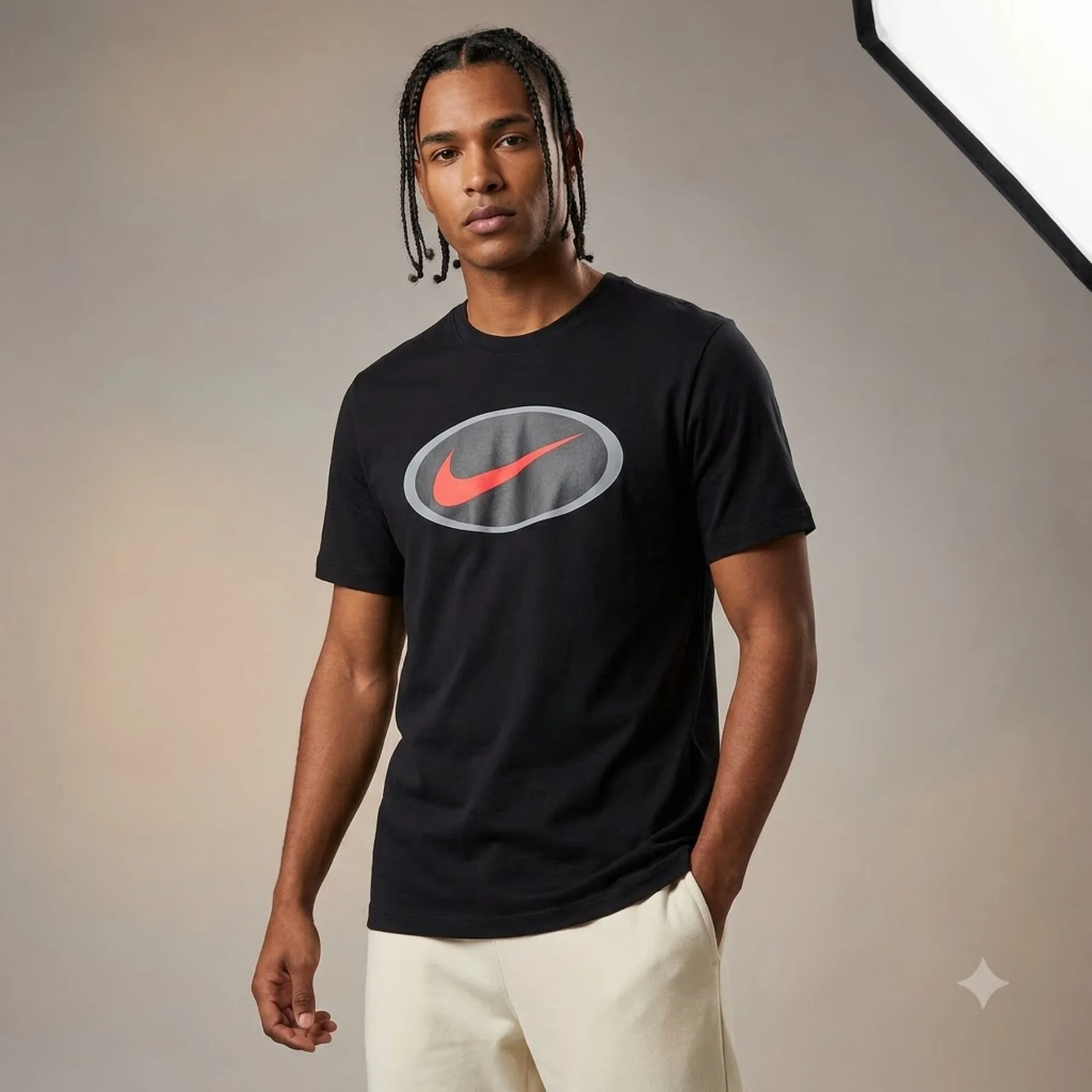 Футболка чоловіча Nike T-Shirt 90 Swoosh 12 Mo (DZ2995-010)