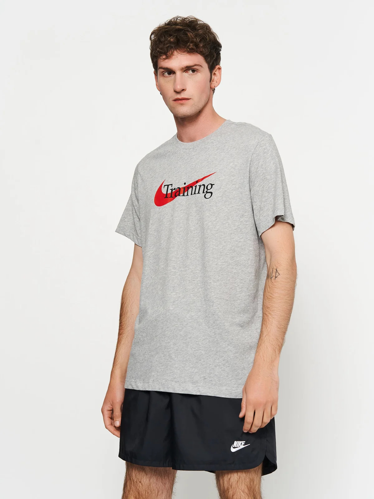 Футболка чоловіча Nike T-Shirt Dri-Fit Training Grey (CZ7989-063)