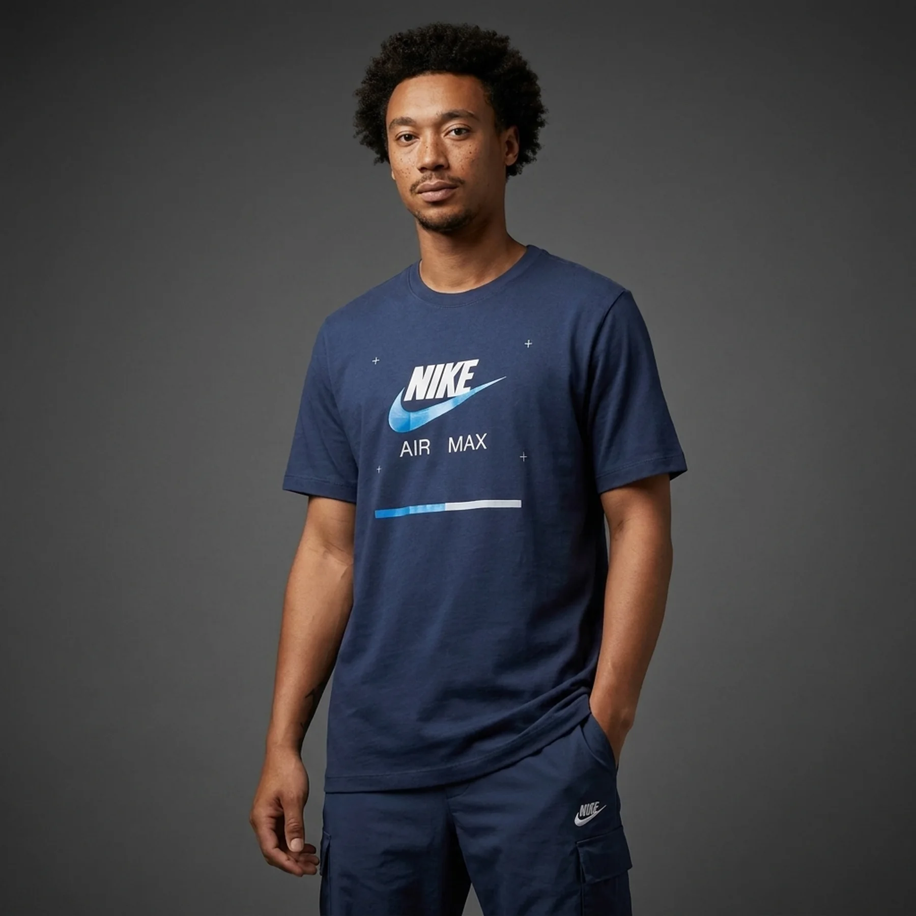 Футболка чоловіча Nike Tee Fw Cnct (FV3778-410)