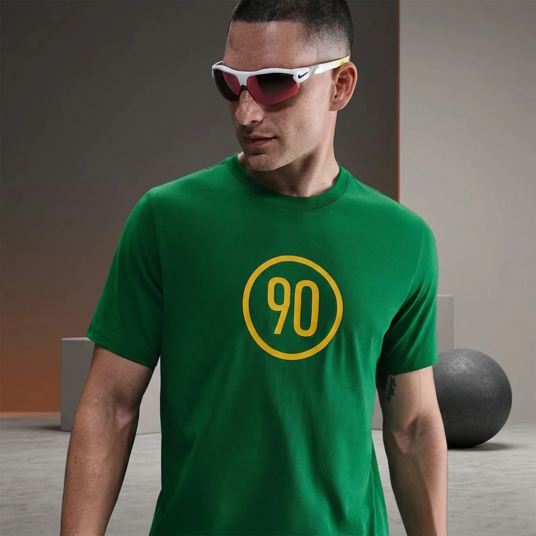 Футболка чоловіча Nike Total 90 Tee Green (IB6032-302)