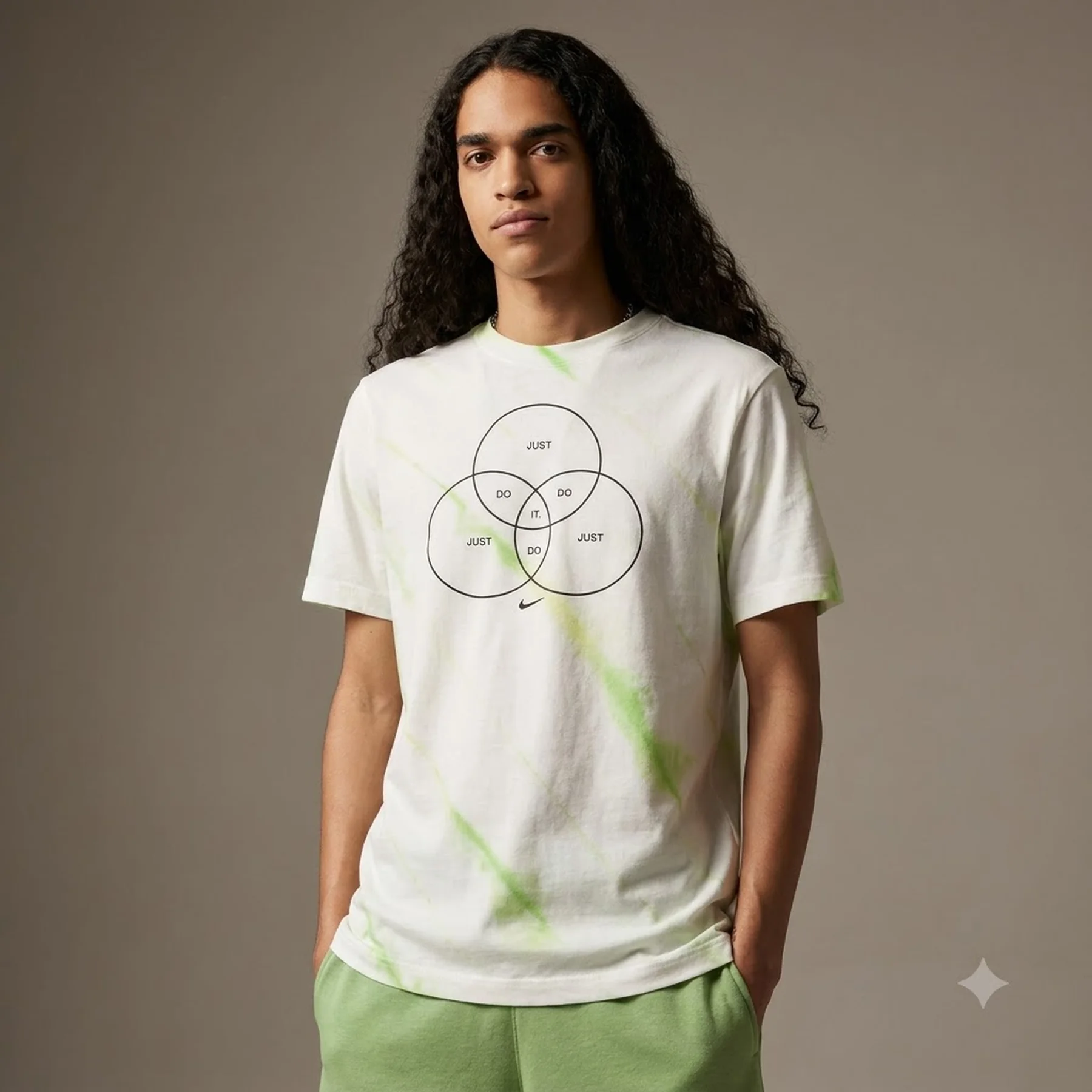 Футболка чоловіча Nike Tye Dye Shirt (DQ1076-100)