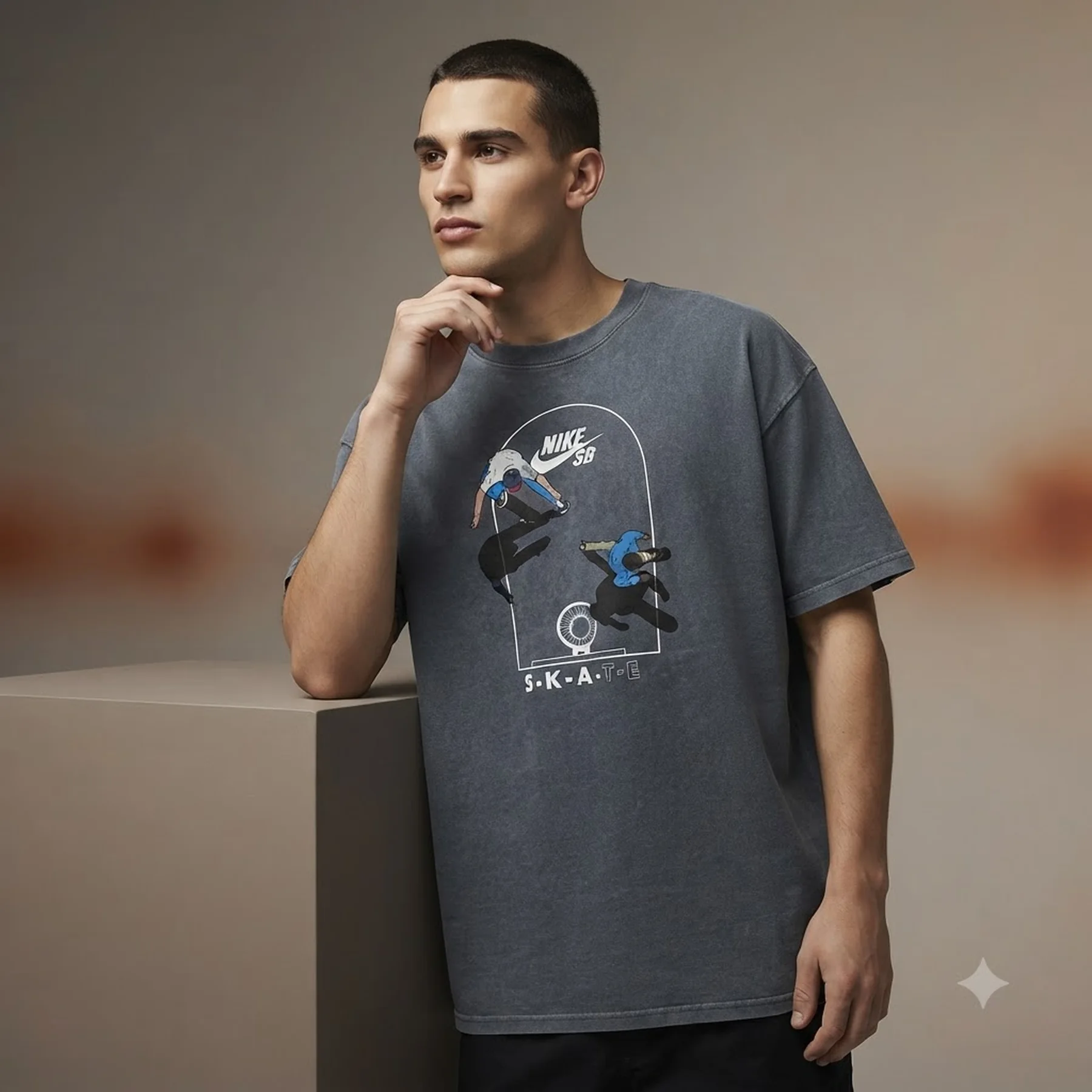 Футболка чоловіча Nike U Nk Sb Tee M90 Oc Court (HJ0816-060)