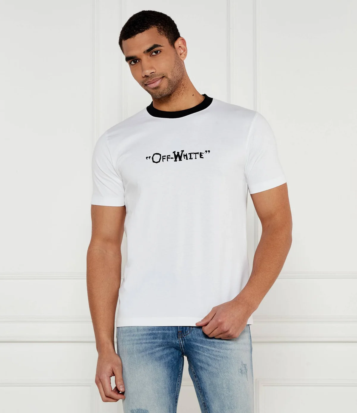 Футболка чоловіча Off White Off Quote Slim Tee
