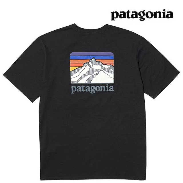 Футболка чоловіча Patagonia Men's Line Logo Ridge Pocket Responsibili-Tee