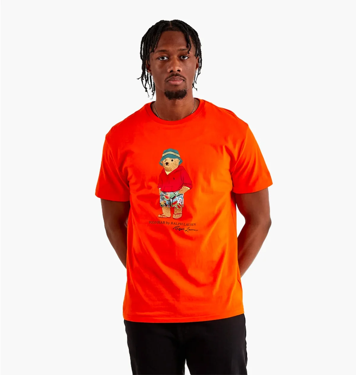 Футболка чоловіча Polo Ralph Lauren Classic Fit Polo Bear Jersey T-Shirt Orange (710854497022)