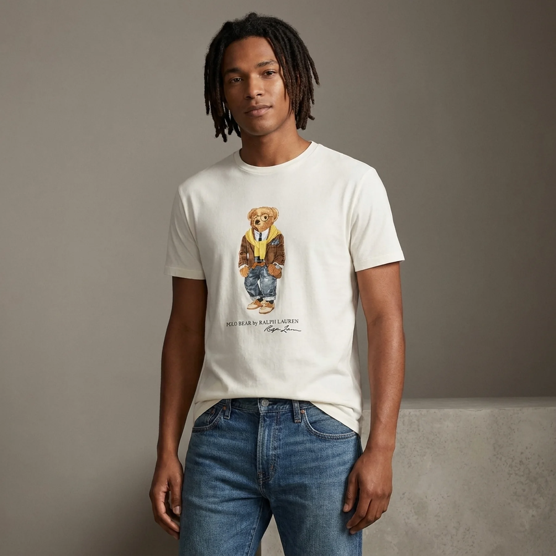 Футболка чоловіча Polo Ralph Lauren Short-Sleeve Jersey Knit Graphic Novelty Bear T-Shirt 'Nevis/Hudsn Valley Bear'