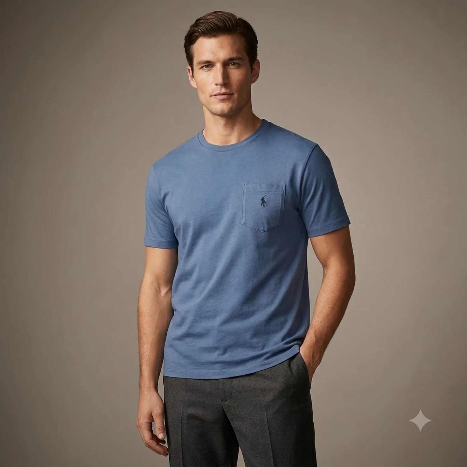 Футболка чоловіча Polo Ralph Lauren з вишитим логотипом 1159829721