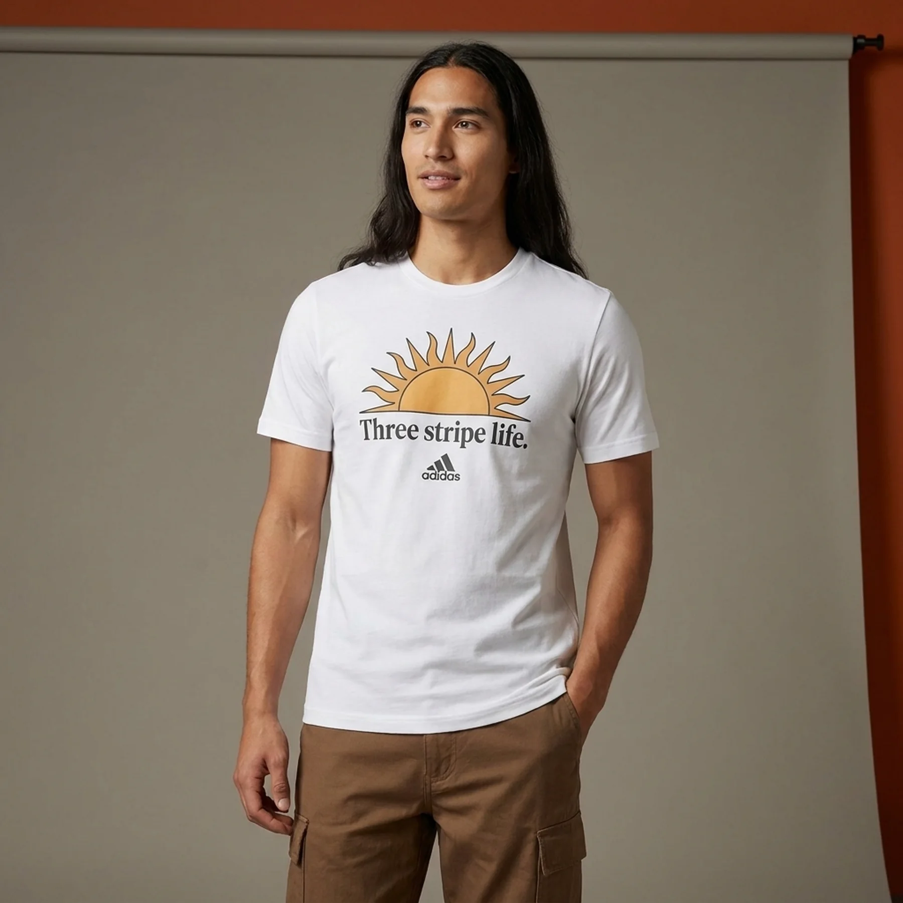 Футболка чоловіча Positivity Graphic Sportswear IY0727