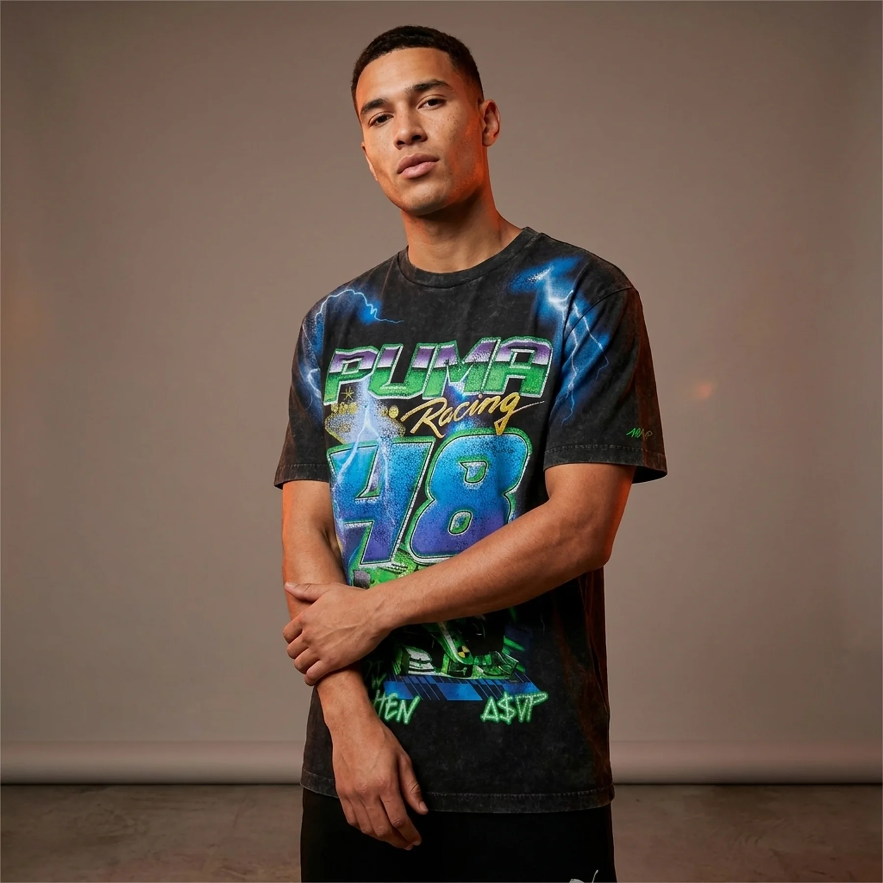 Футболка чоловіча Puma A$Ap Rocky X Bolt T-Shirt (632010-01)