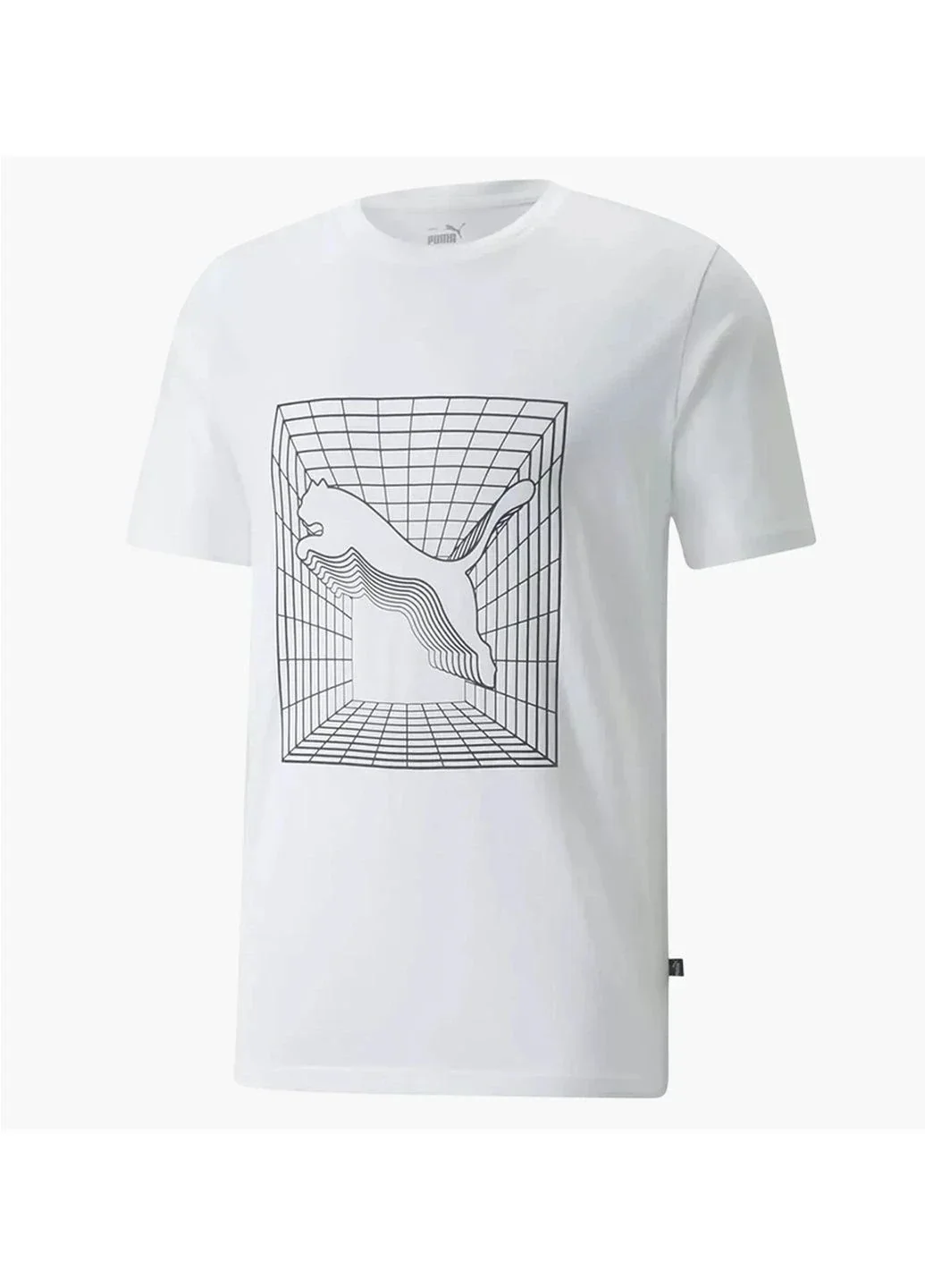 Футболка чоловіча Puma Cat Graphic White (670494-02)