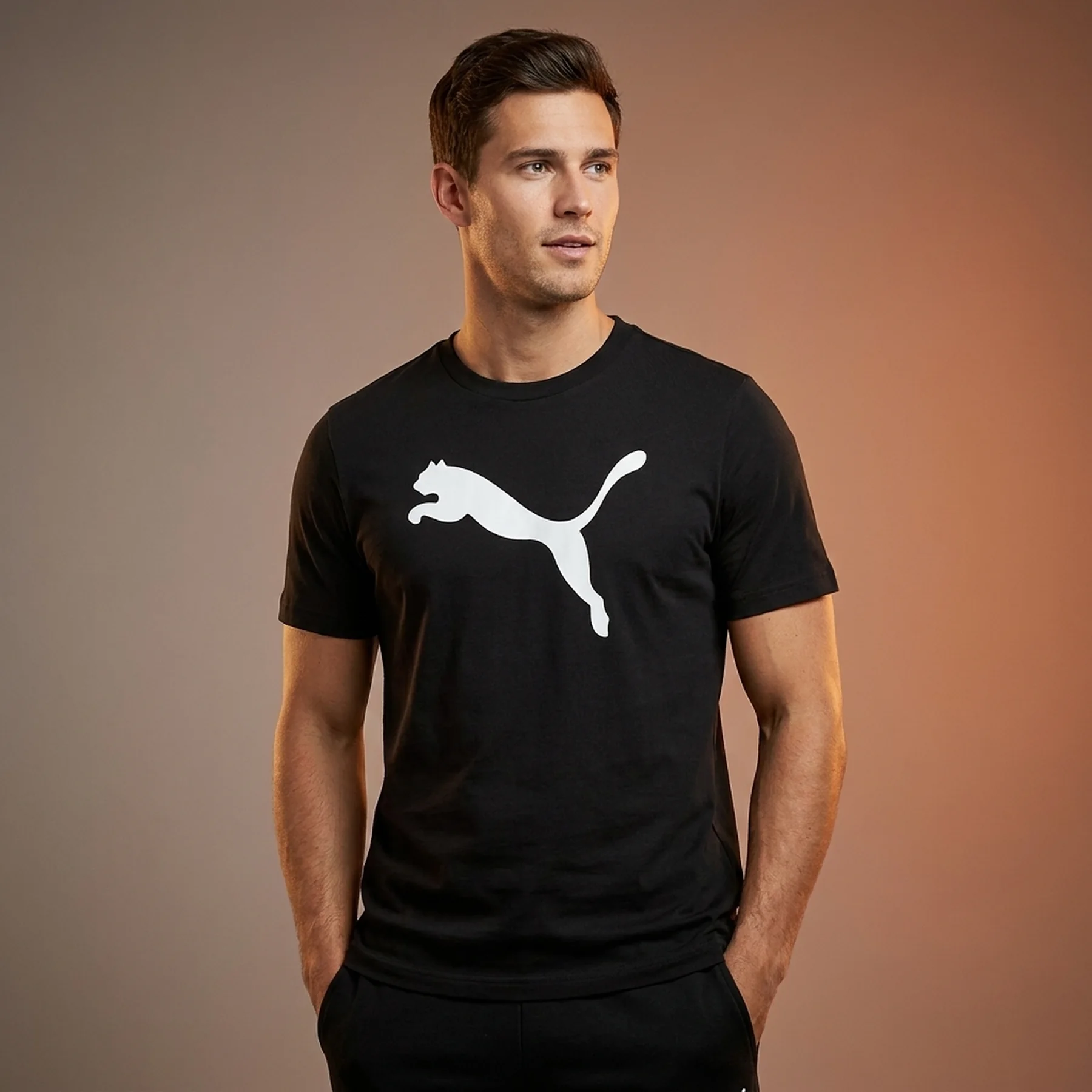 Футболка чоловіча Puma Essential Tee Black (682536-01)