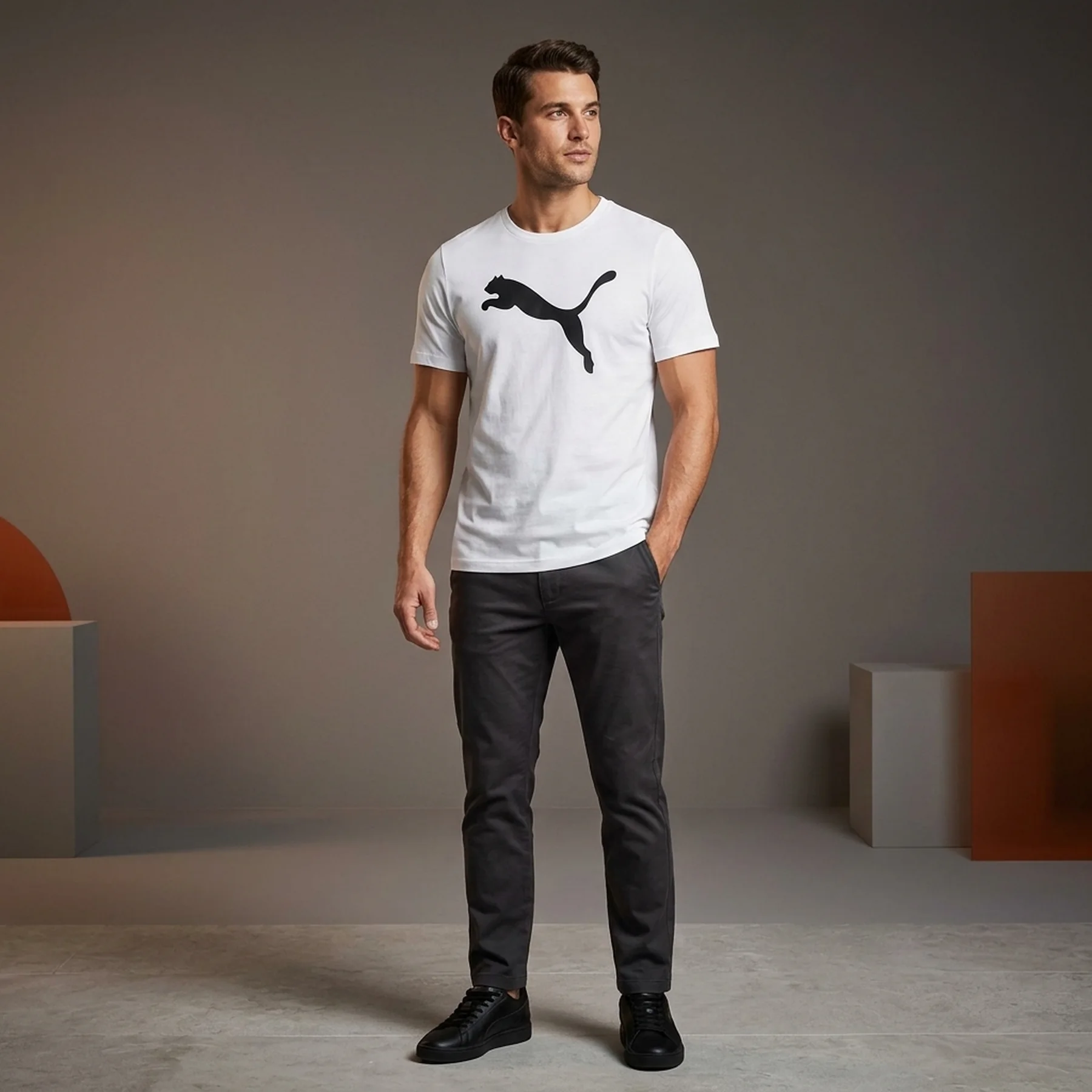 Футболка чоловіча Puma Essential Tee White (682536-02)