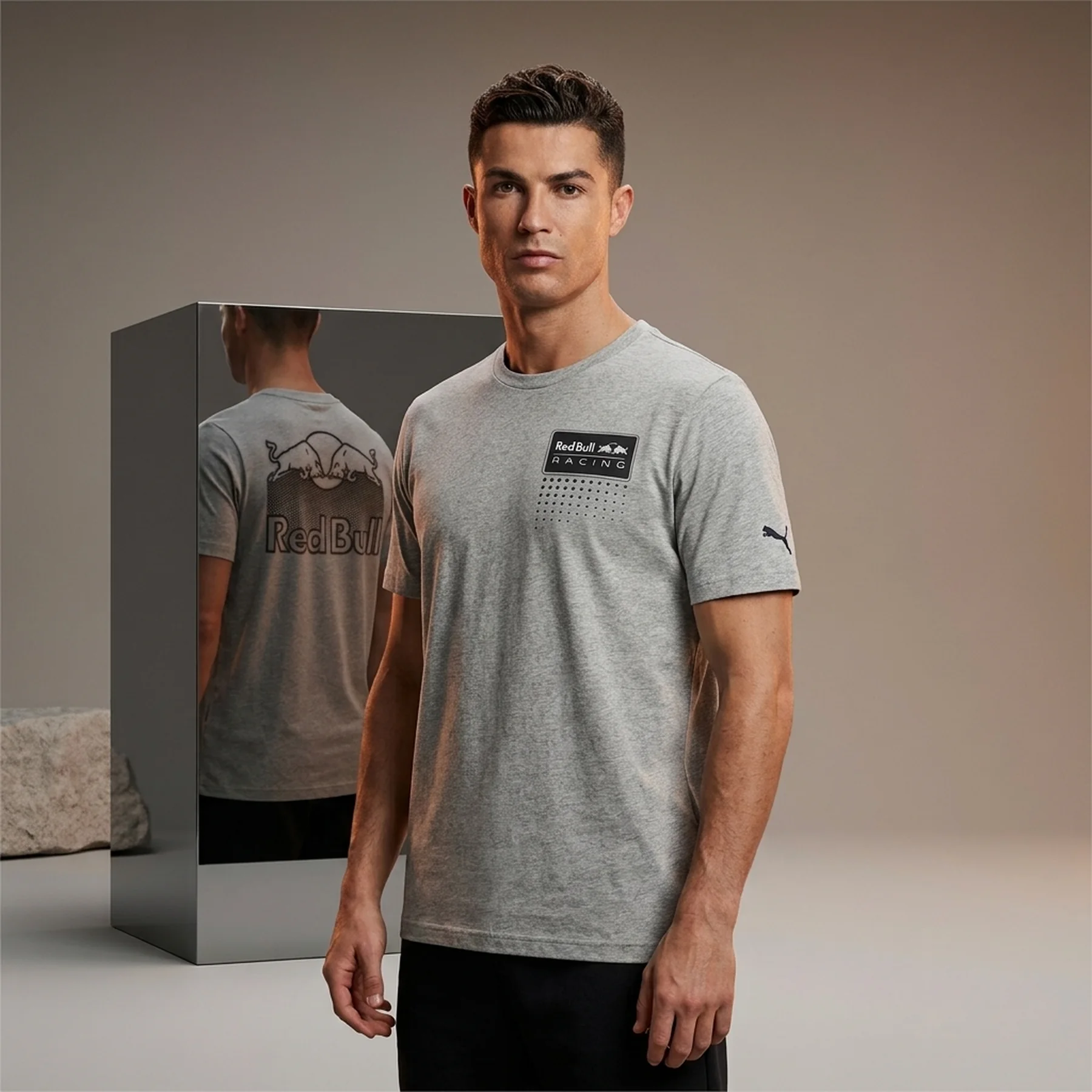 Футболка чоловіча Puma Red Bull Racing Rbr F1 Grey (763127-02)