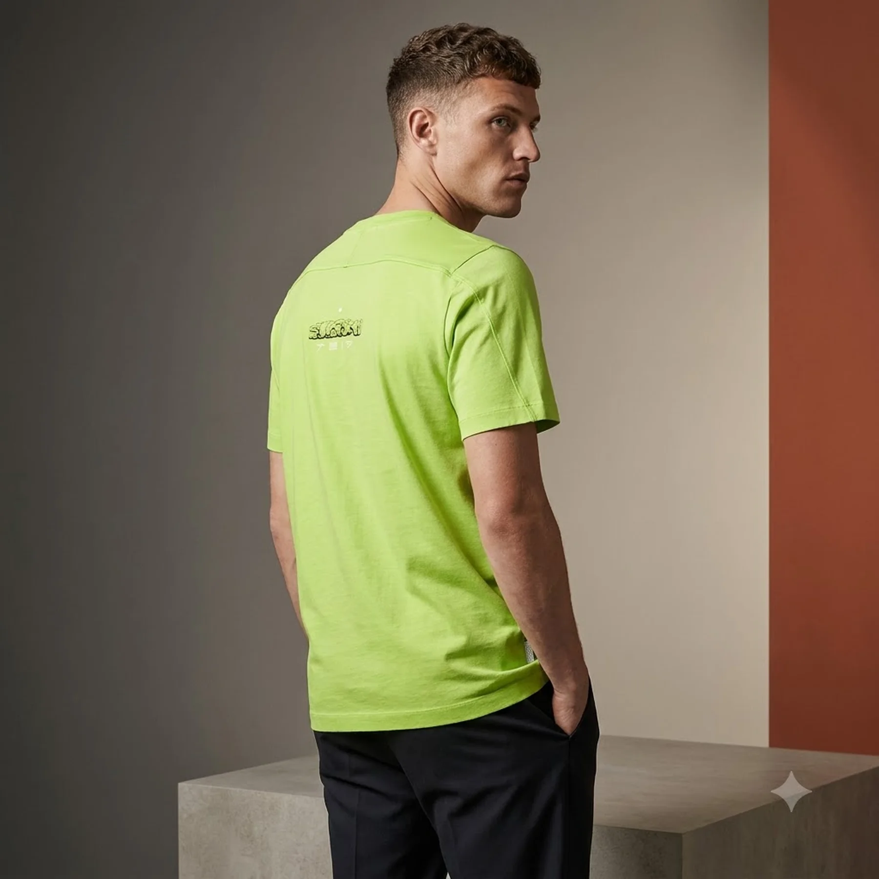 Футболка чоловіча Stone Island Shadow Project Crewneck T-Shirt 'Pistachio Green' Pczec