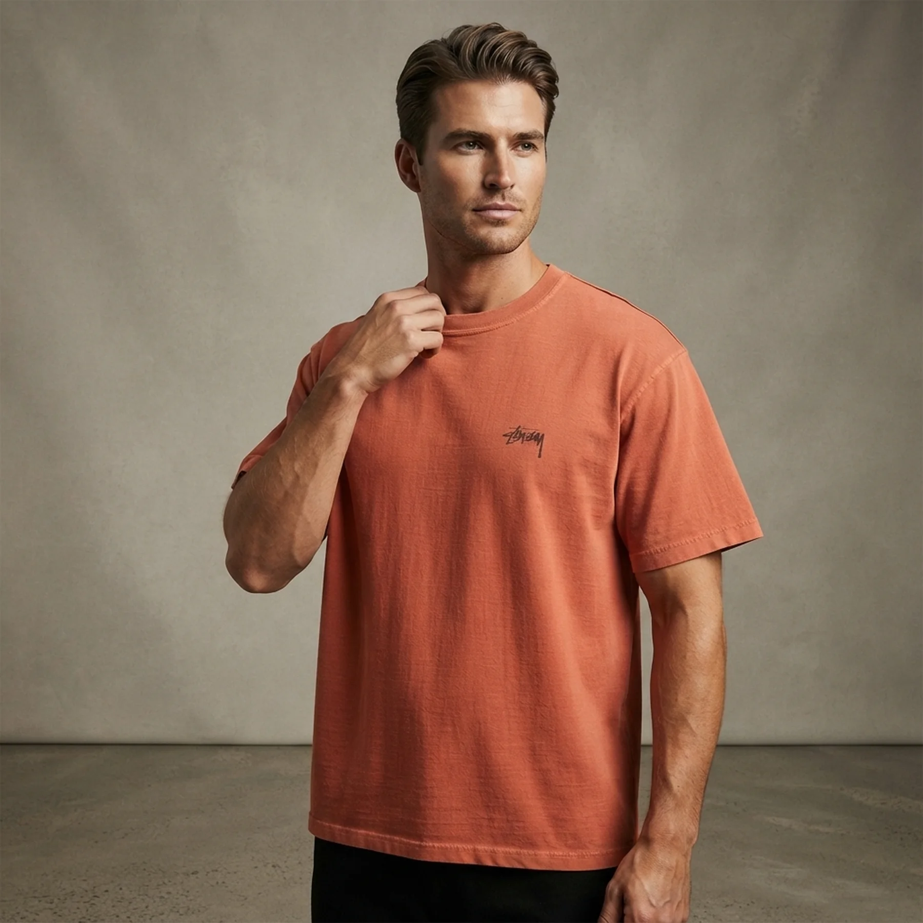 Футболка чоловіча Stussy Lazy T-Shirt (1140283-BORA)