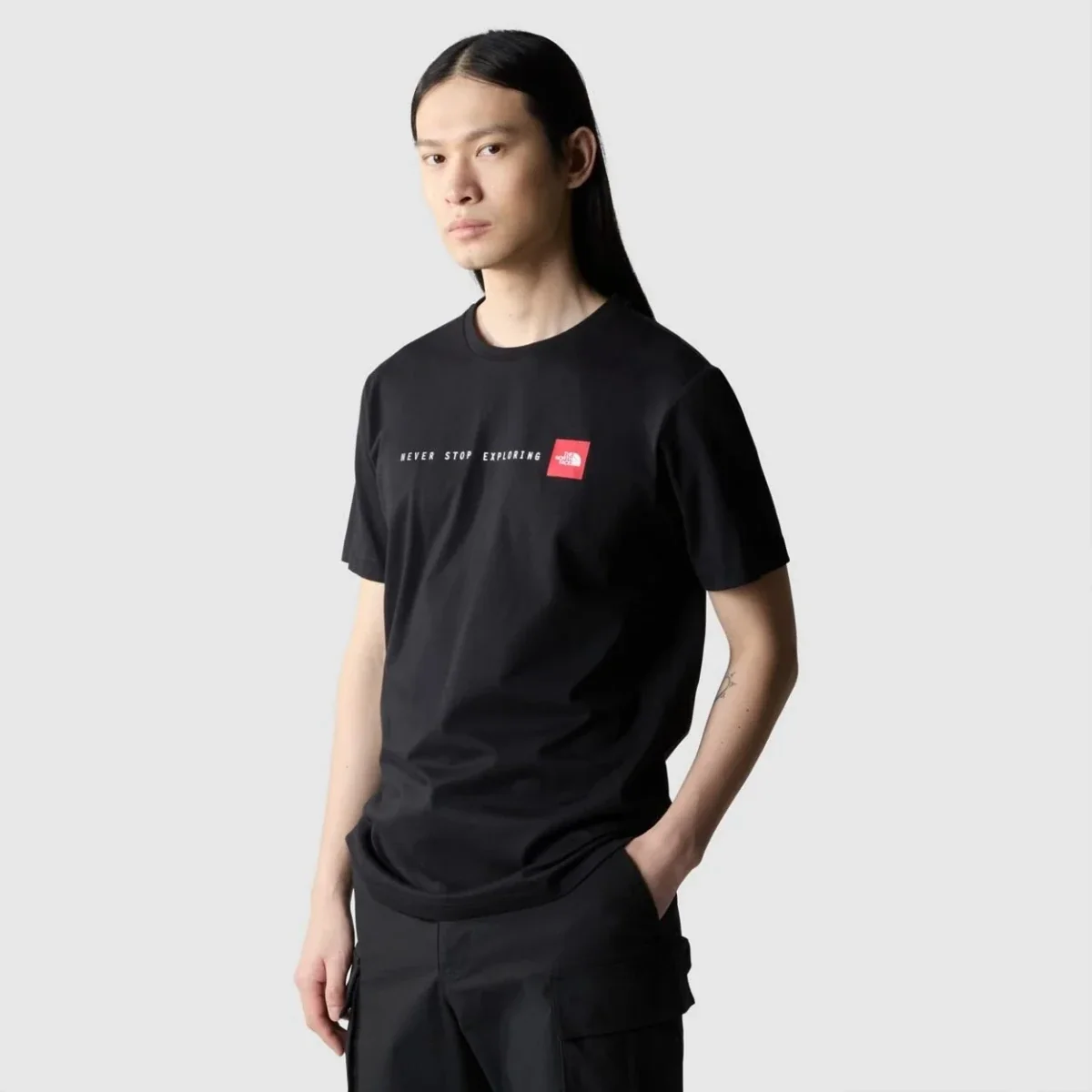 Футболка чоловіча The North Face Never Stop Exploring Tee Black (0A87NSJK31)