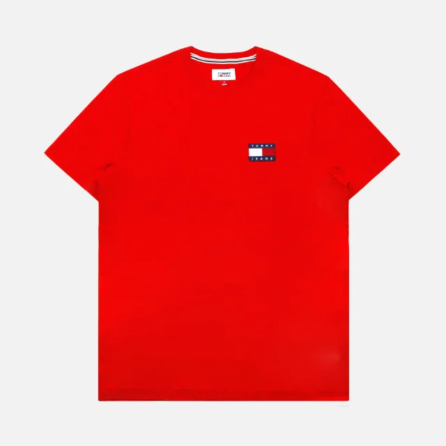 Футболка чоловіча Tommy Jeans Badge Logo T-Shirt In Red (78F0203 615)