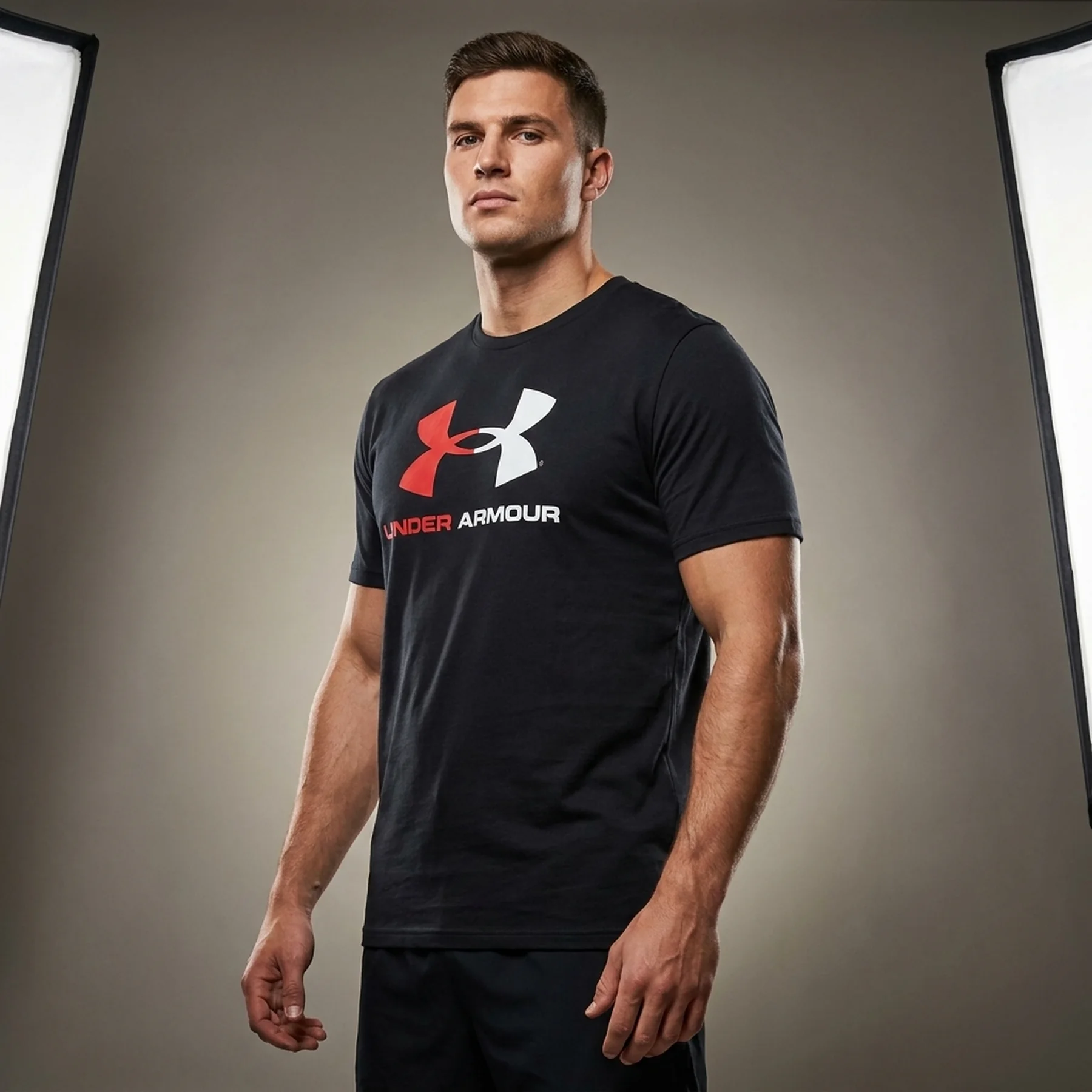 Футболка чоловіча Under Armour Gl Foundation Update Ss Black (1382915-001)