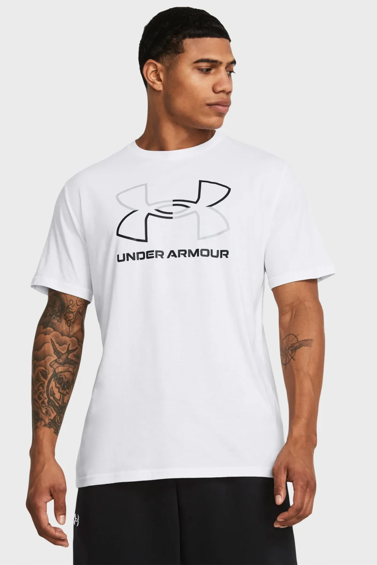 Футболка чоловіча Under Armour Gl Foundation Update Ss White (1382915-100)
