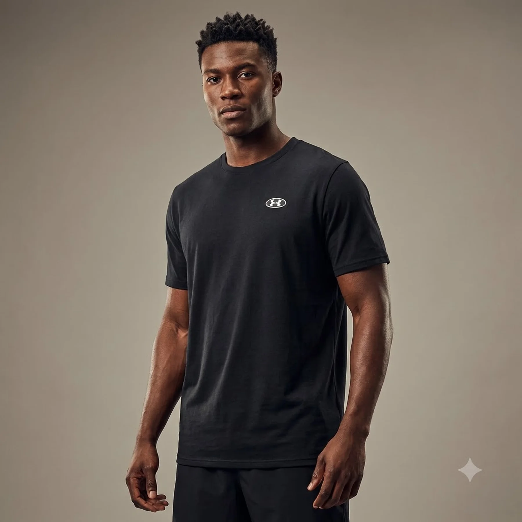 Футболка чоловіча Under Armour Hw Lc Patch (1382902-001)
