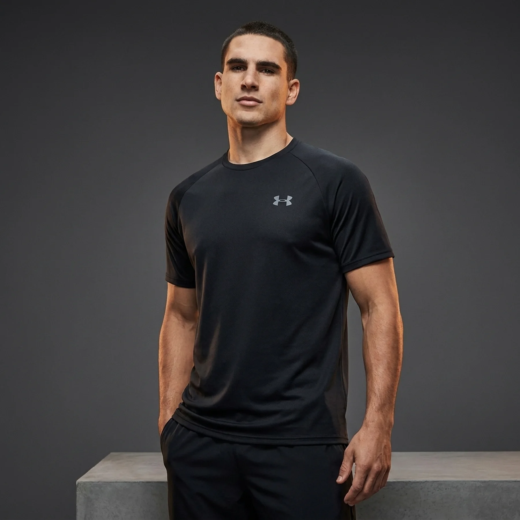Футболка чоловіча Under Armour Tech 2.0 Short Sleeve Training Top Black (1326413-001)